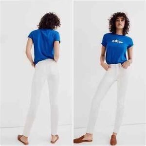Madewell High Riser Skinny jeans in white. Size 27 Great Condition